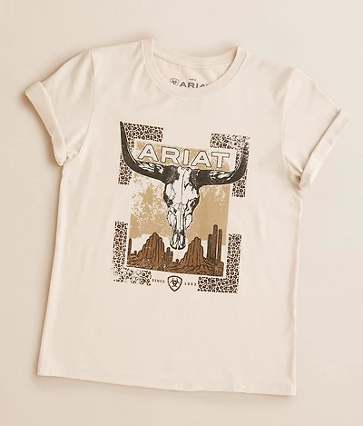 Girls - Leopard Skull T-Shirt
