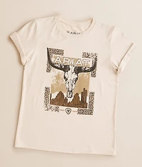Girls - Leopard Skull T-Shirt