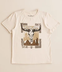 Girls - Leopard Skull T-Shirt