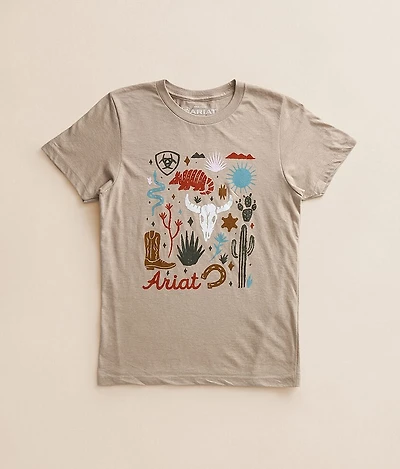 Girls - Western Collage T-Shirt