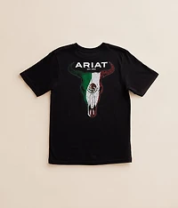 Boys - Coat Of Arms Skull T-Shirt