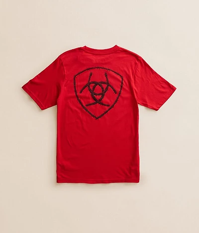 Boys - Barbed Wire Shield T-Shirt