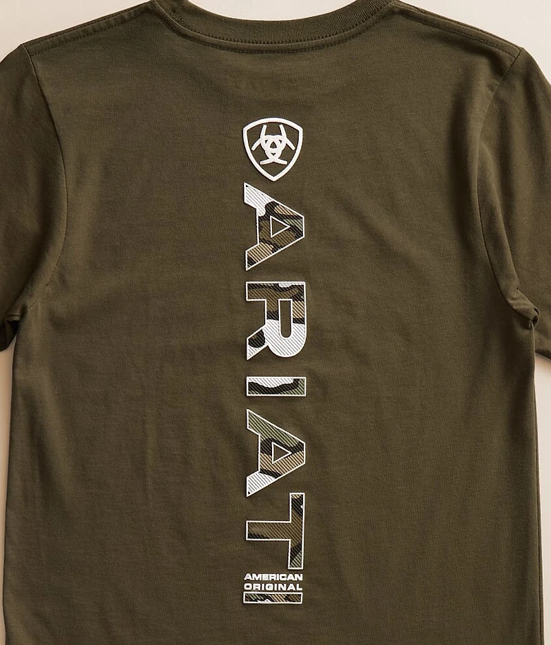 Boys - Simple Puff Camo T-Shirt