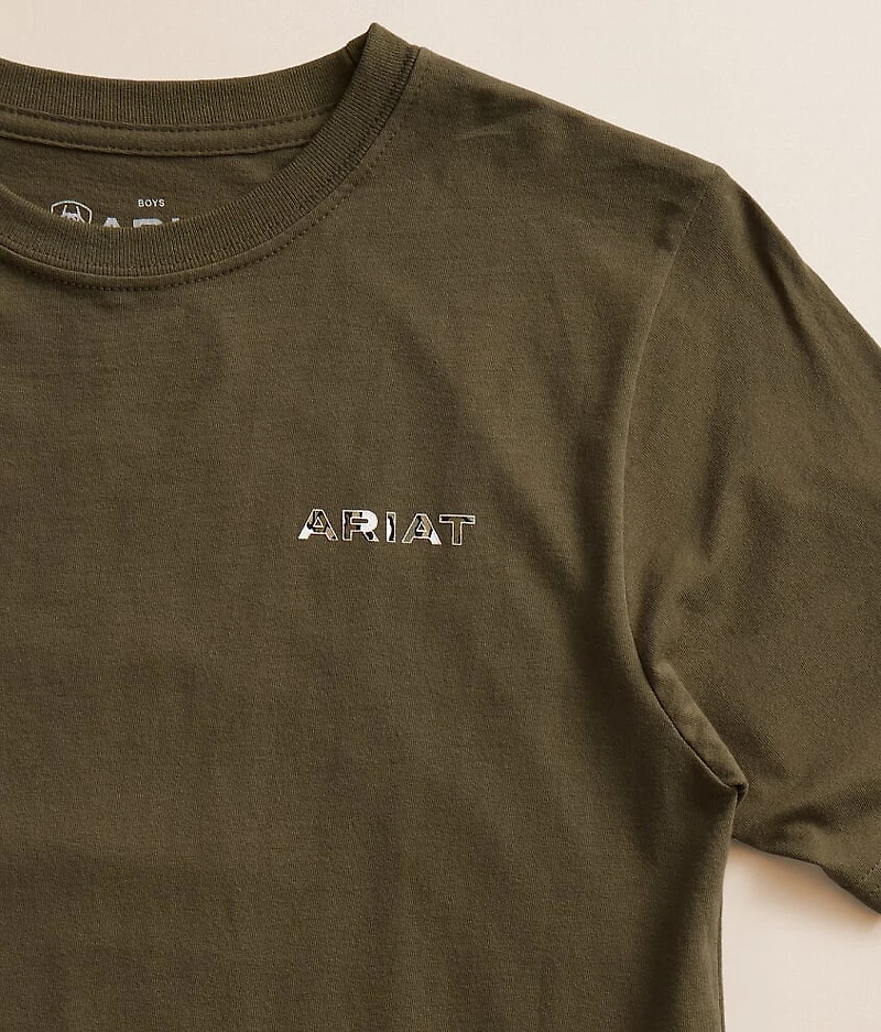 Boys - Simple Puff Camo T-Shirt