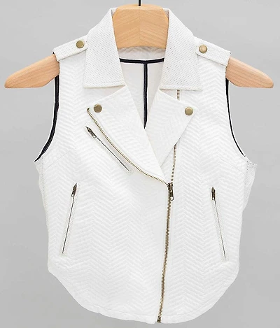 ark & co. Asymmetric Zip Vest