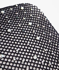 Rhinestone Fishnet Tights
