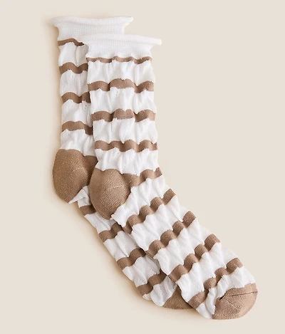 Striped Crew Socks