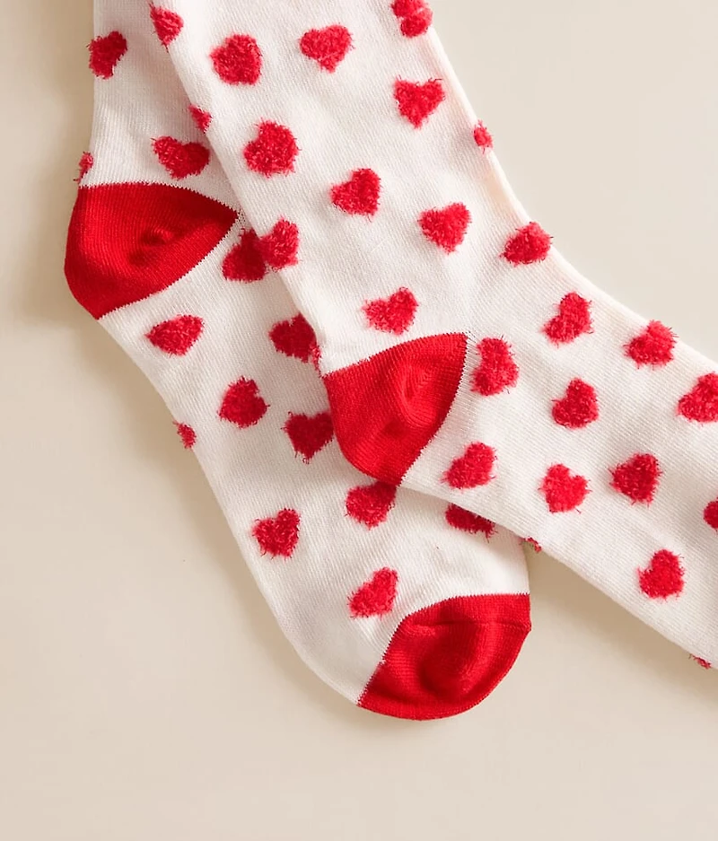 Heart Crew Socks