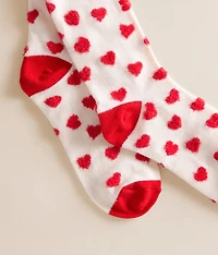 Heart Crew Socks