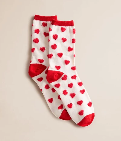 Heart Crew Socks