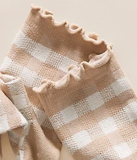 Checkered Quarter Socks