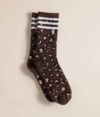 Striped Leopard Socks