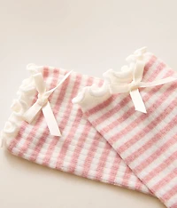 Bow Striped Socks