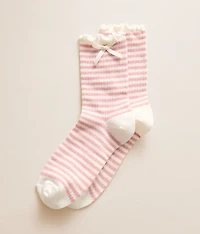Bow Striped Socks