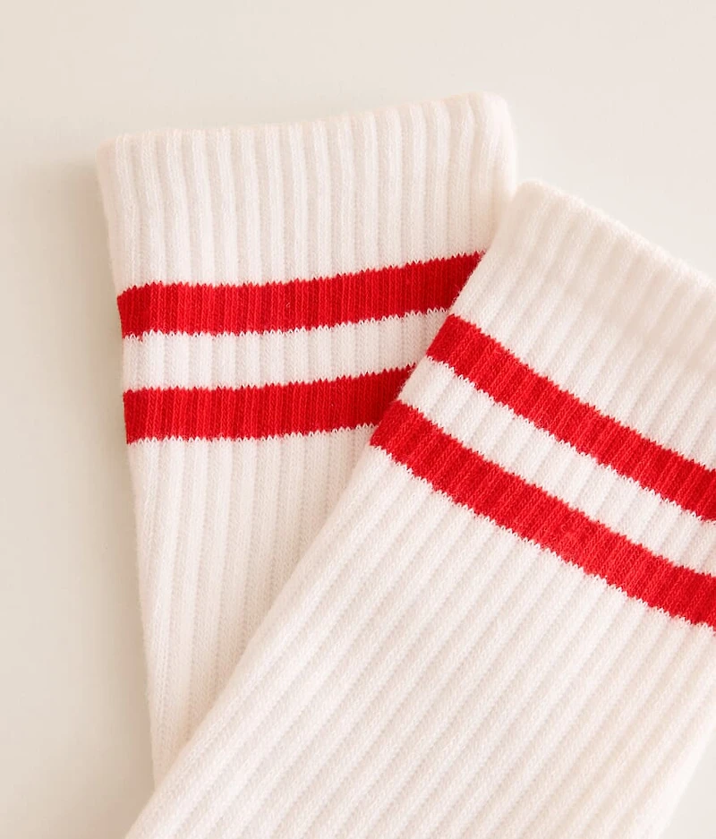 Striped Crew Socks