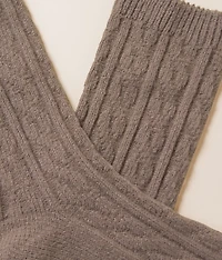 Cable Knit Socks