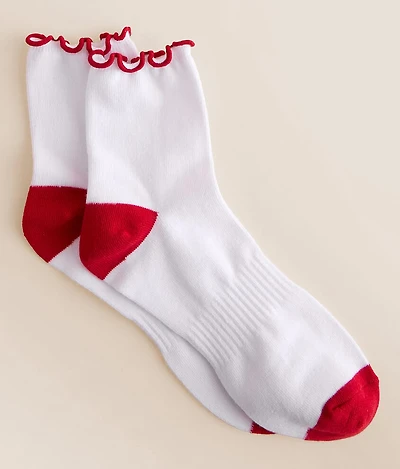 Color Block Lettuce Socks