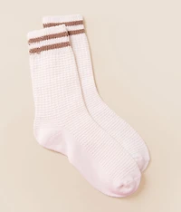 Striped Waffle Socks