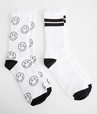 2 Pack Crew Socks