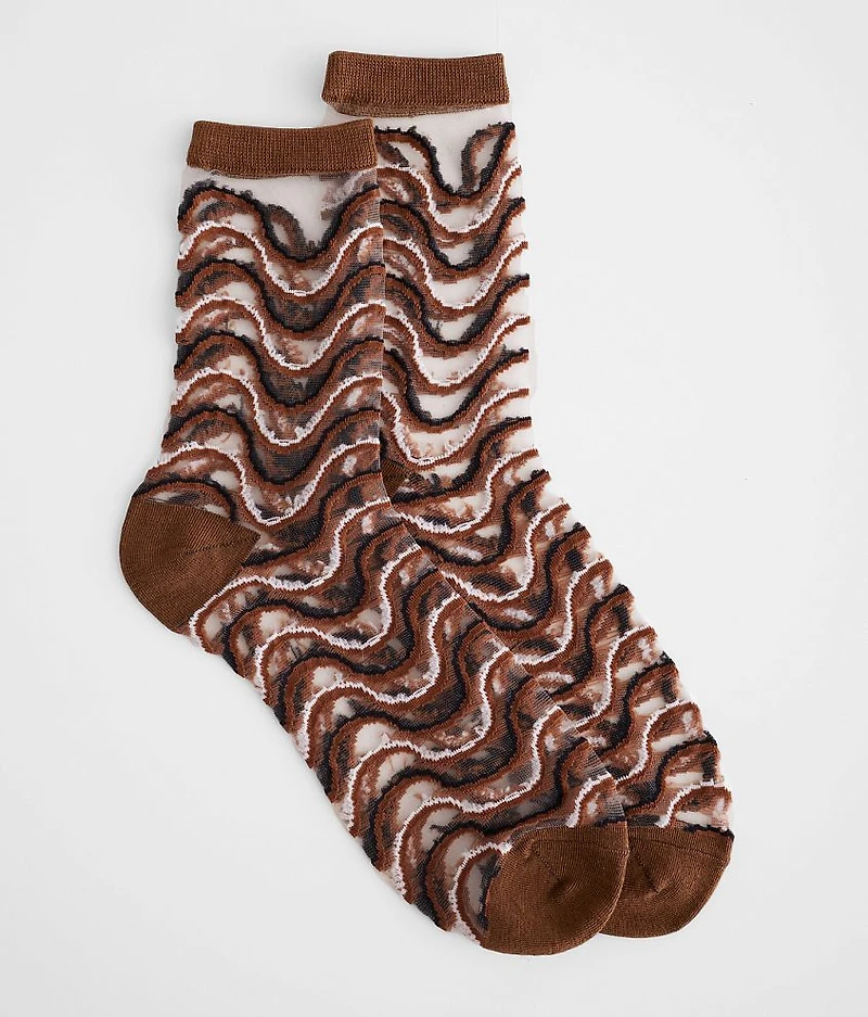 Waves Mesh Socks