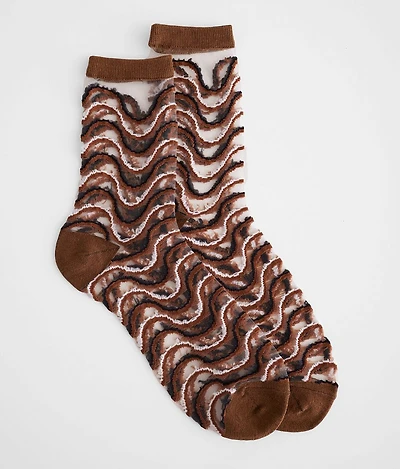 Waves Mesh Socks