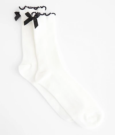 Lettuce Trim Bow Socks