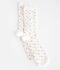 Floral Waffle Socks
