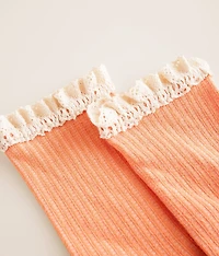 Ruffle Crew Socks