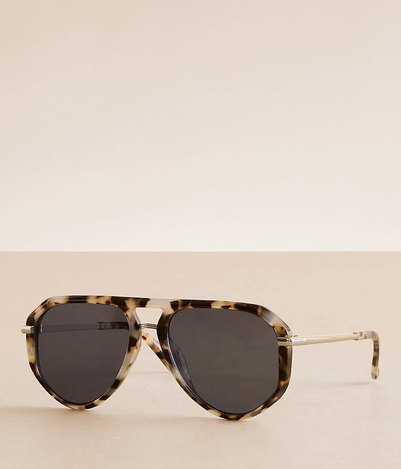 Tort Aviator Sunglasses
