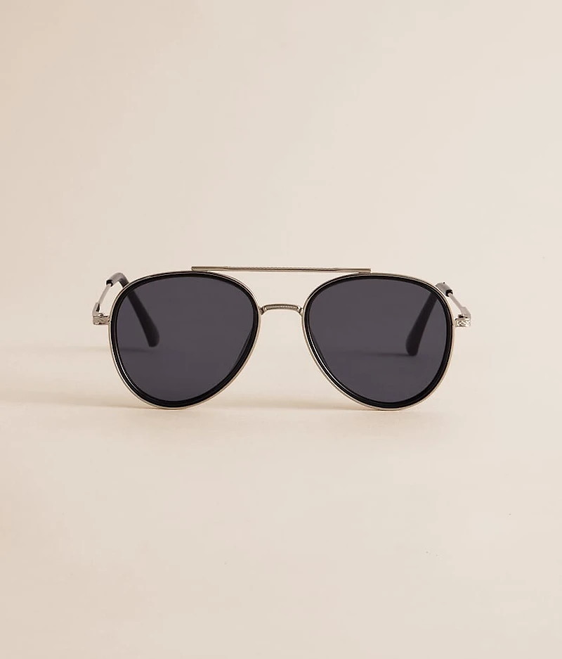 Framed Aviator Sunglasses