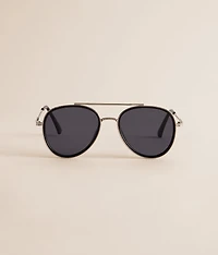 Framed Aviator Sunglasses