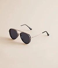 Framed Aviator Sunglasses