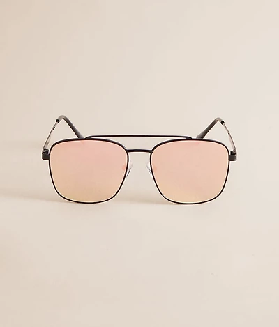 Mirror Aviator Sunglasses