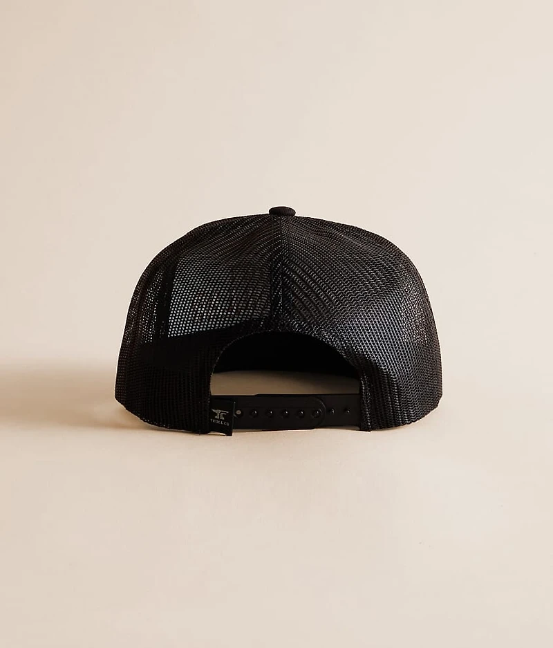 Support Blue Collar Trucker Hat