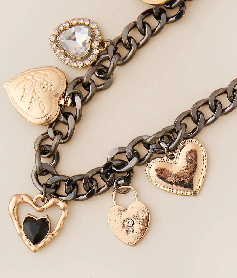 Heart Charm Bracelet