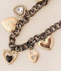 Heart Charm Bracelet