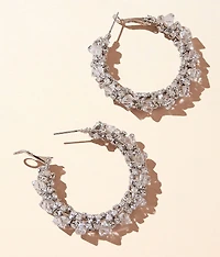 Glitz Hoop Earring