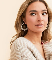 Glitz Hoop Earring