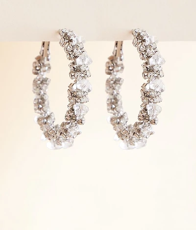 Glitz Hoop Earring