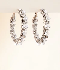 Glitz Hoop Earring