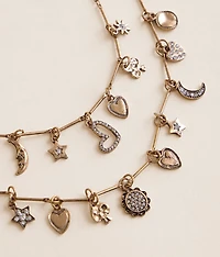 Tiered Charm Necklace