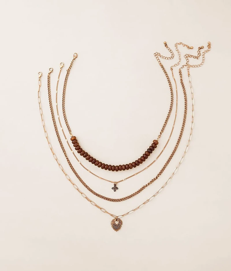 4 Pack Statement Necklace Set