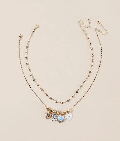 2 Pack Sweetheart Necklace Set