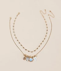 2 Pack Sweetheart Necklace Set