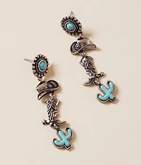 Western Stacked Earring