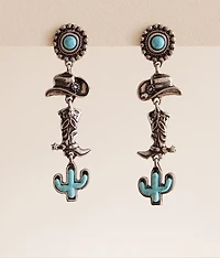 Western Stacked Earring