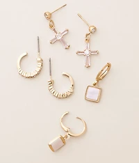 3 Pack Glitz Earring Set