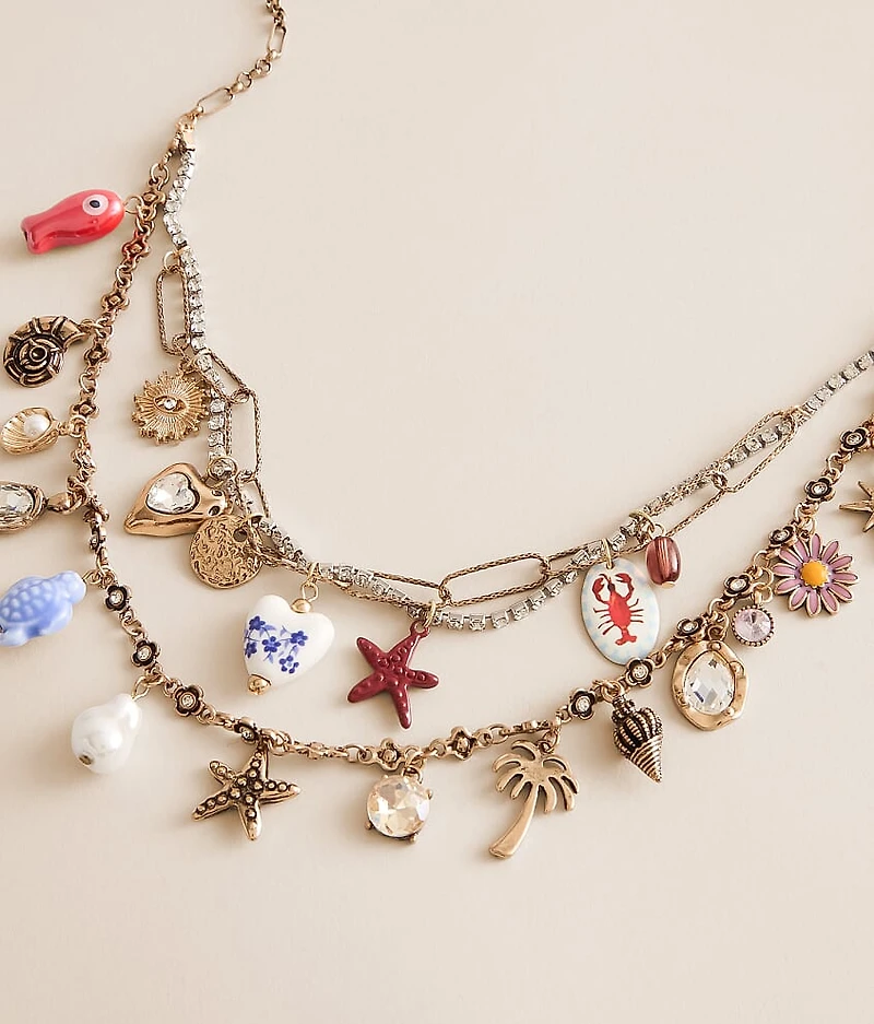Multi Charm Necklace