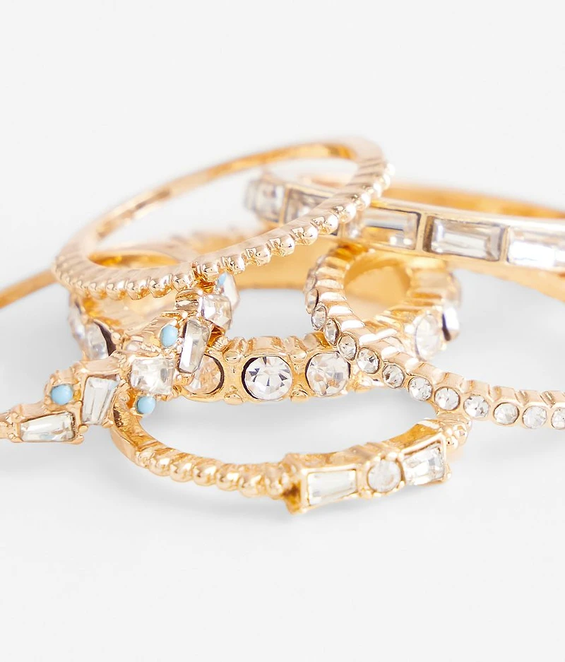Pack Glitz Ring Set