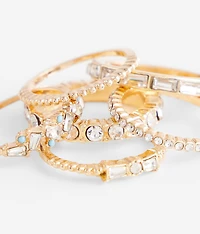 Pack Glitz Ring Set